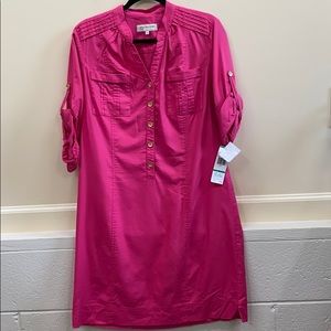 Jones New York NWT L pink dress